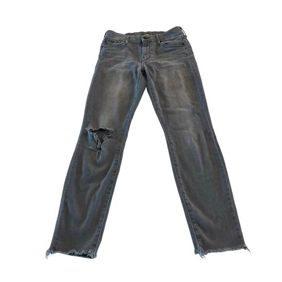 Mother Looker Ankle Fray Jeans in Last‎ Chance Saloon Size 27 - Picture 3 of 15